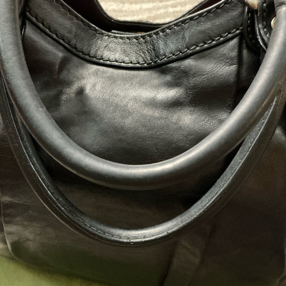 Authentic GUCCI GG Sukey Shoulder HandBag Guccissima Leather Black -PreOwned - Picture 12 of 16